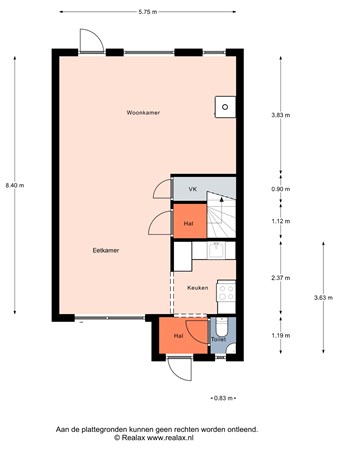 Floorplan - Rietgans 80, 3752 KJ Bunschoten-Spakenburg